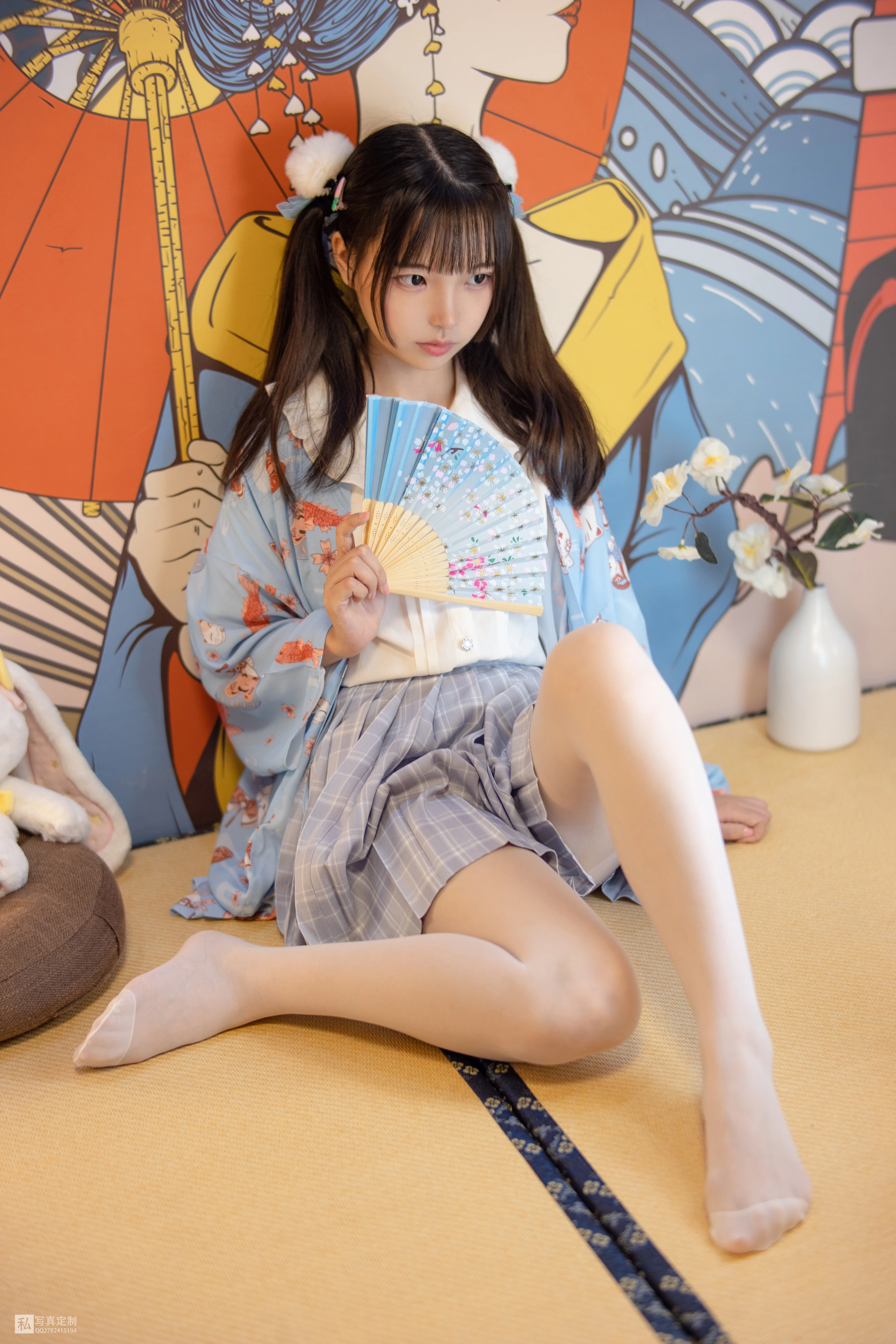 森萝财团 JKFUN-027 花里胡哨的民宿 5D白丝 默陌 [65P 1V]插图8